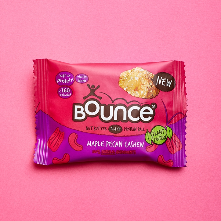 Bounce Cashew Butter Filled Maple & Pecan Plant Protein Ball 35g